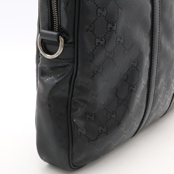 Gucci Gucci GG Imprime Business Briefcase Black Canvas Business Bag 201480 - Picture 5 of 8